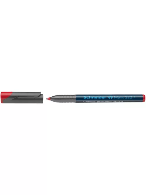 Alkoholos marker, OHP, 0,7 mm, SCHNEIDER "Maxx 222 F", piros (TSC222P)