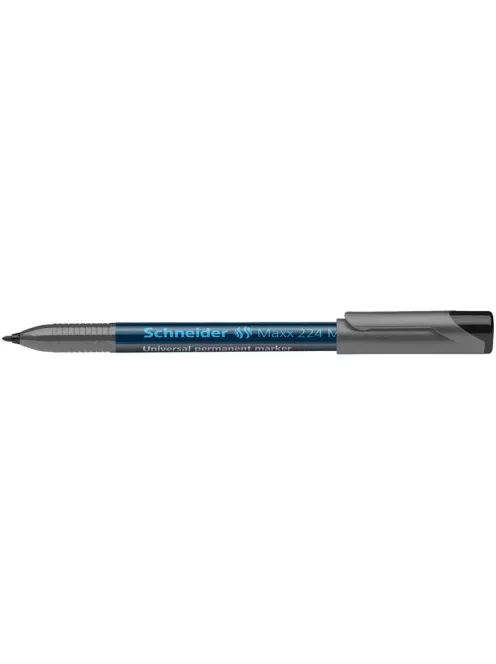 Alkoholos marker, OHP, 1 mm, SCHNEIDER "Maxx 224 M", fekete (TSC224FK)