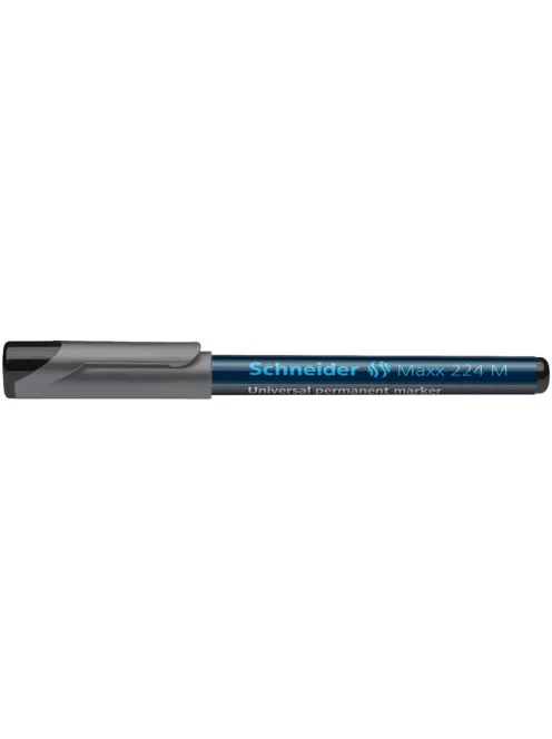 Alkoholos marker, OHP, 1 mm, SCHNEIDER "Maxx 224 M", fekete (TSC224FK)