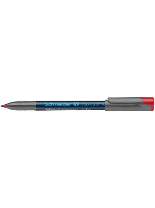 Alkoholos marker, OHP, 1 mm, SCHNEIDER "Maxx 224 M", piros (TSC224P)
