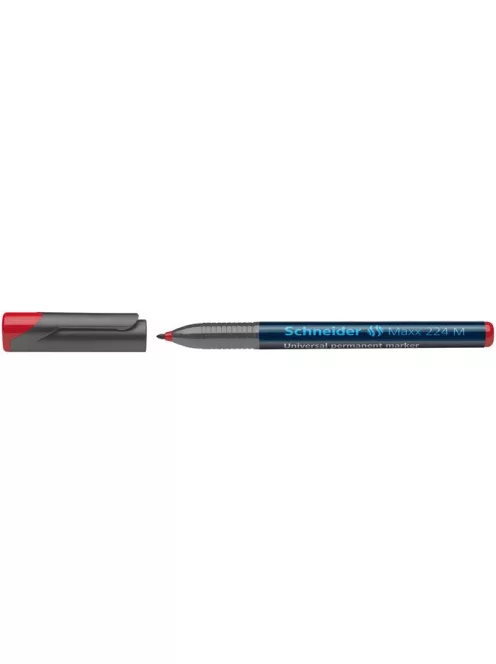 Alkoholos marker, OHP, 1 mm, SCHNEIDER "Maxx 224 M", piros (TSC224P)