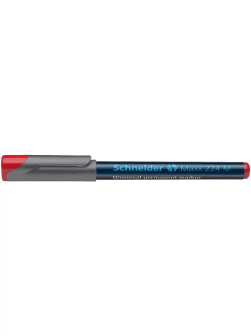 Alkoholos marker, OHP, 1 mm, SCHNEIDER "Maxx 224 M", piros (TSC224P)
