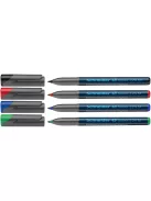 Alkoholos marker készlet, OHP, 1 mm, SCHNEIDER "Maxx 224 M", 4 különböző szín (TSC224V4)