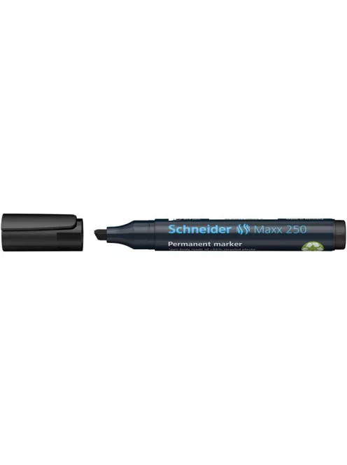 Alkoholos marker, 2-7 mm, vágott, SCHNEIDER "Maxx 250", fekete (TSC250FK)