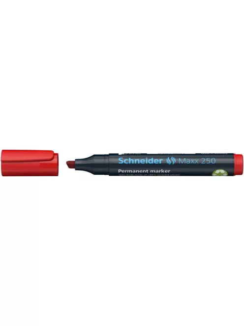 Alkoholos marker, 2-7 mm, vágott, SCHNEIDER "Maxx 250", piros (TSC250P)