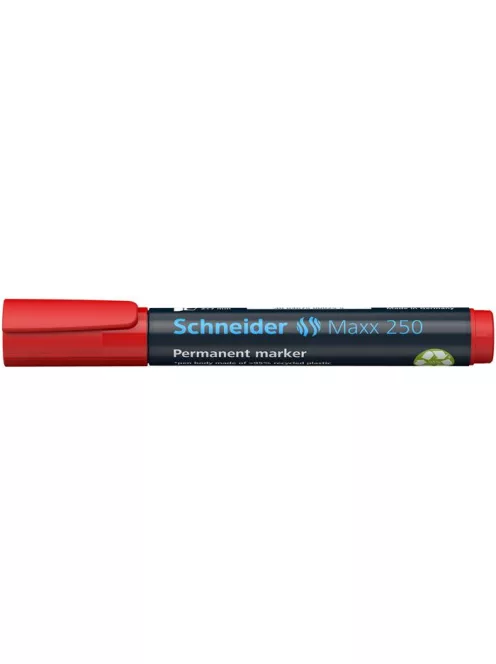 Alkoholos marker, 2-7 mm, vágott, SCHNEIDER "Maxx 250", piros (TSC250P)
