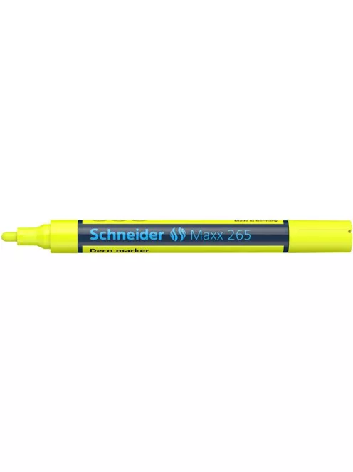 Krétamarker, 2-3 mm, SCHNEIDER "Maxx 265", sárga (TSC265S)