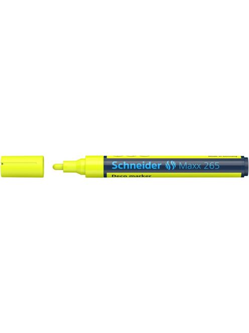 Krétamarker, 2-3 mm, SCHNEIDER "Maxx 265", sárga (TSC265S)