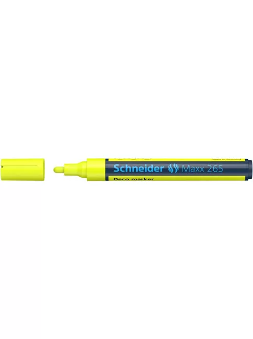 Krétamarker, 2-3 mm, SCHNEIDER "Maxx 265", sárga (TSC265S)