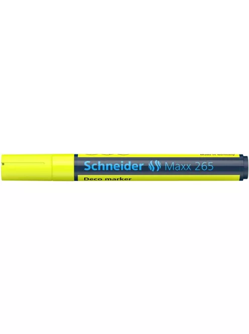 Krétamarker, 2-3 mm, SCHNEIDER "Maxx 265", sárga (TSC265S)