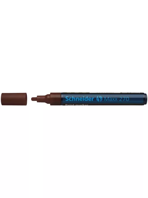 Lakkmarker, 1-3 mm, SCHNEIDER "Maxx 270", barna (TSC270B)