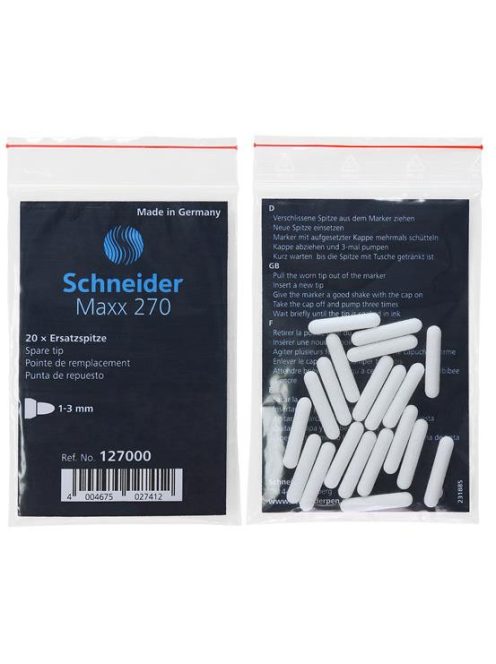 Cserehegy "Maxx 270" lakkmarkerhez, 1-3 mm, SCHNEIDER (TSC270H)