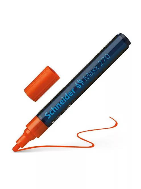 Lakkmarker, 1-3 mm, SCHNEIDER "Maxx 270", narancssárga (TSC270NS)