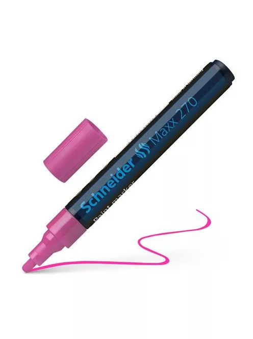 Lakkmarker, 1-3 mm, SCHNEIDER "Maxx 270", rózsaszín (TSC270PN)