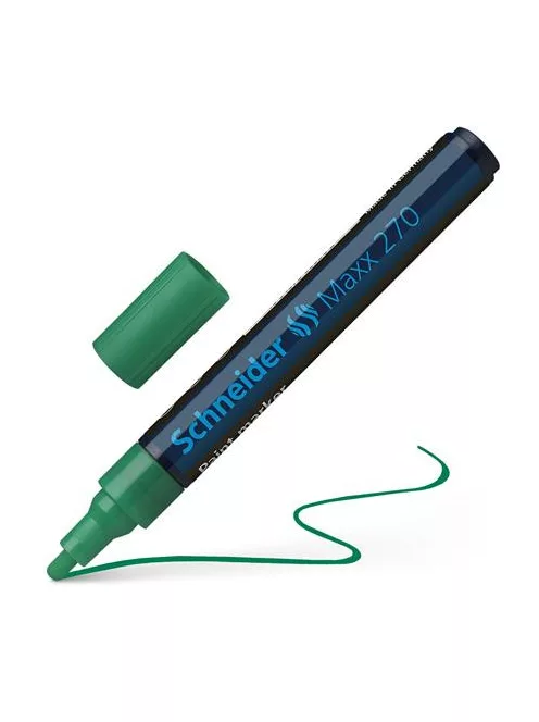 Lakkmarker, 1-3 mm, SCHNEIDER "Maxx 270", zöld (TSC270Z)