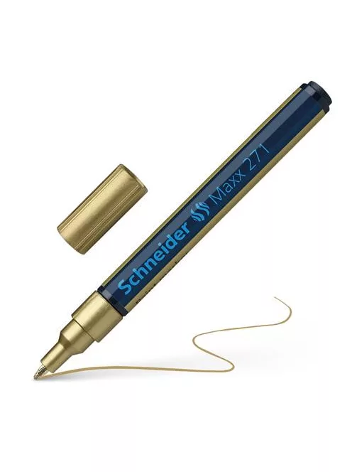Lakkmarker, 1-2 mm, SCHNEIDER "Maxx 271", arany (TSC271AR)