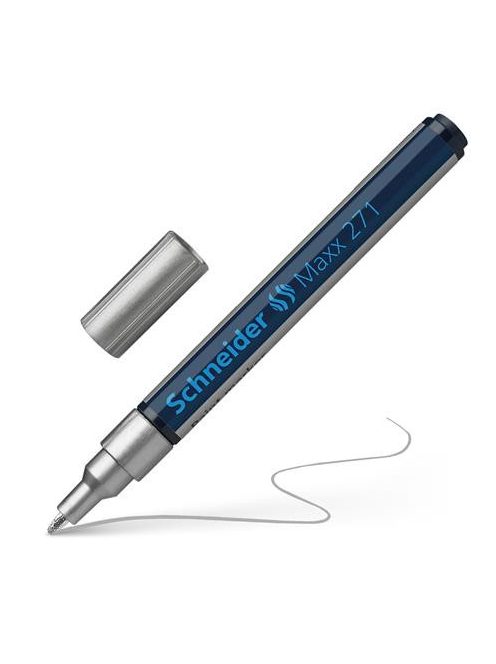 Lakkmarker, 1-2 mm, SCHNEIDER "Maxx 271", ezüst (TSC271EZ)