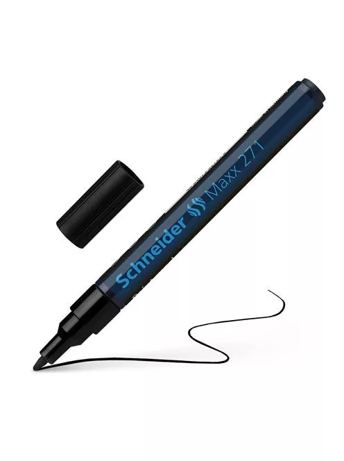 Lakkmarker, 1-2 mm, SCHNEIDER "Maxx 271", fekete (TSC271FK)