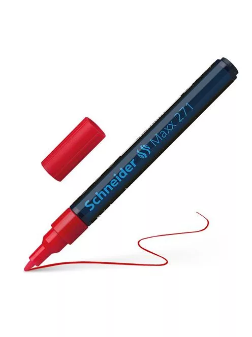 Lakkmarker, 1-2 mm, SCHNEIDER "Maxx 271", piros (TSC271P)