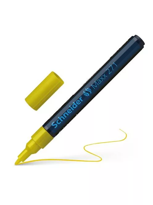 Lakkmarker, 1-2 mm, SCHNEIDER "Maxx 271", sárga (TSC271S)