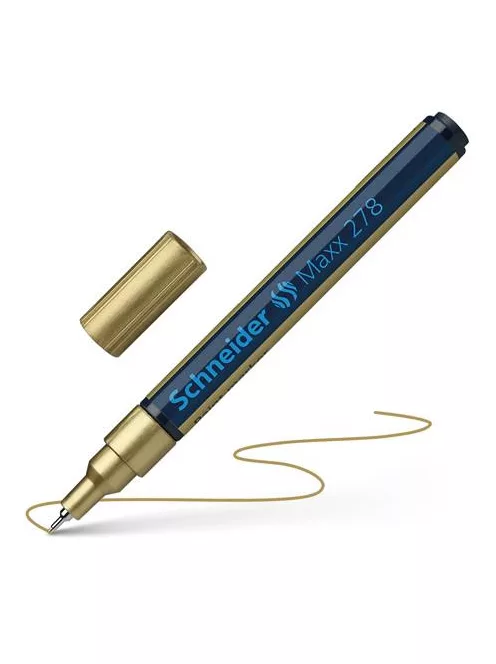 Lakkmarker, 0,8 mm, SCHNEIDER "Maxx 278", arany (TSC278AR)