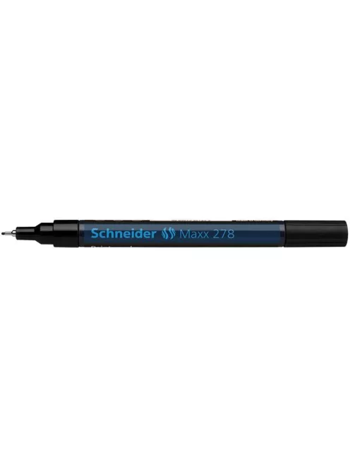 Lakkmarker, 0,8 mm, SCHNEIDER "Maxx 278", fekete (TSC278FK)