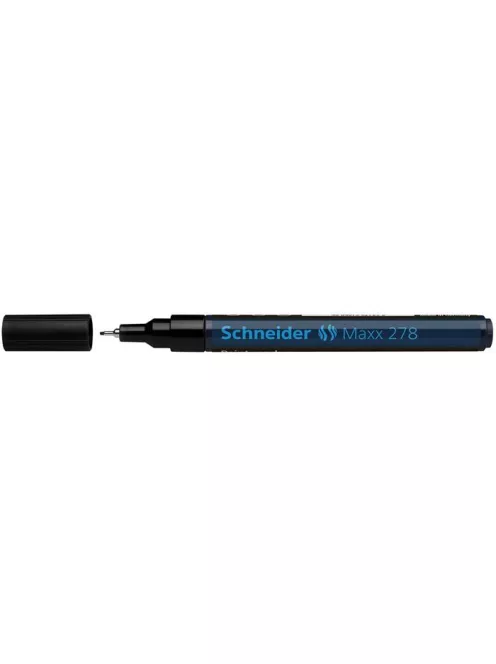 Lakkmarker, 0,8 mm, SCHNEIDER "Maxx 278", fekete (TSC278FK)