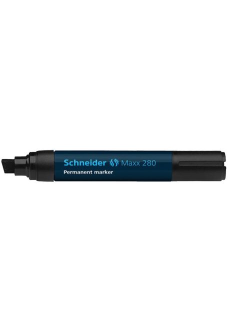 Alkoholos marker, 4-12 mm, vágott, SCHNEIDER "Maxx 280", fekete (TSC280FK)