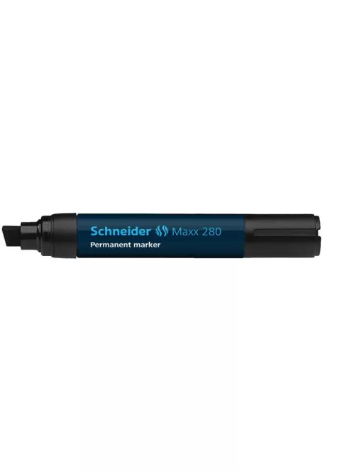 Alkoholos marker, 4-12 mm, vágott, SCHNEIDER "Maxx 280", fekete (TSC280FK)