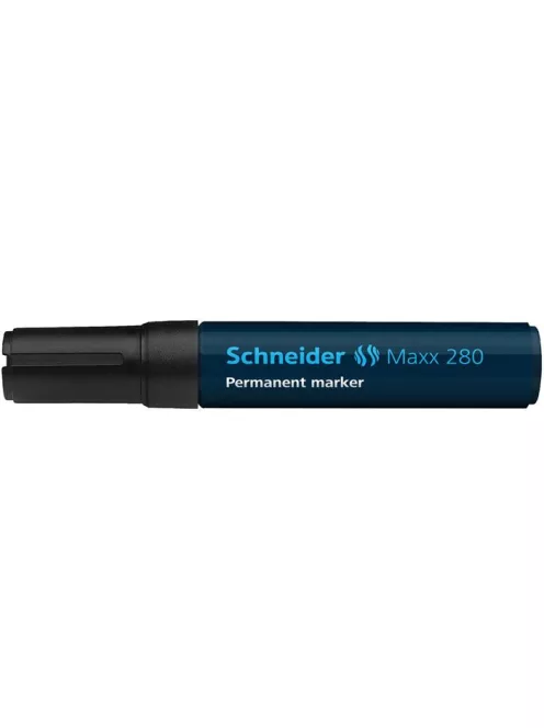 Alkoholos marker, 4-12 mm, vágott, SCHNEIDER "Maxx 280", fekete (TSC280FK)