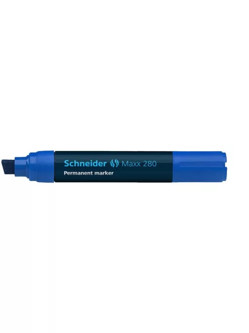 Alkoholos marker, 4-12 mm, vágott, SCHNEIDER "Maxx 280", kék (TSC280K)