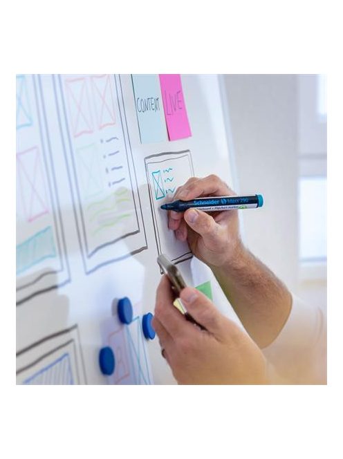 Tábla- és flipchart marker, 2-3 mm, kúpos, SCHNEIDER "Maxx 290", narancssárga (TSC290NS)