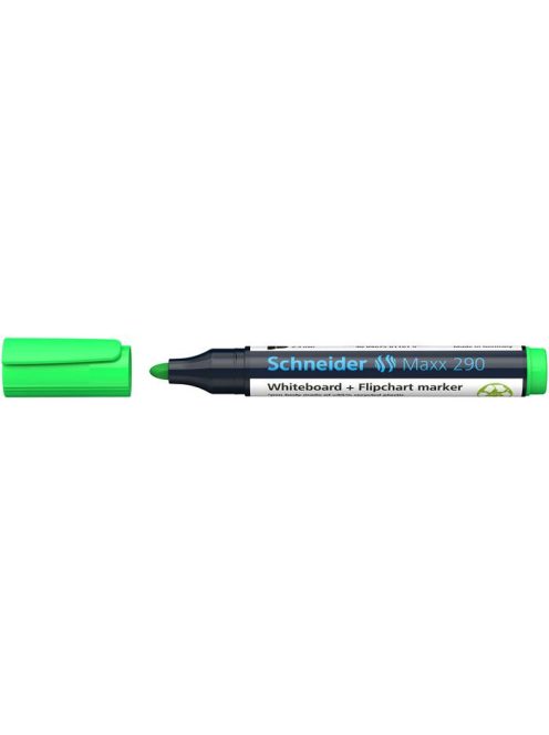 Tábla- és flipchart marker, 2-3 mm, kúpos, SCHNEIDER "Maxx 290", türkizkék (TSC290T)