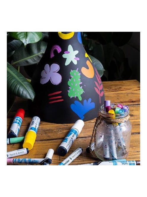 Dekormarker, akril, 2 mm, SCHNEIDER "Paint-It 310", barna (TSC310B)