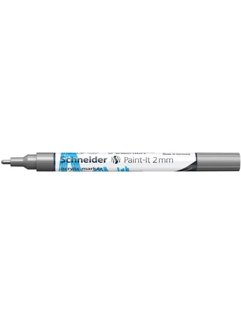 Dekormarker, akril, 2 mm, SCHNEIDER "Paint-It 310", ezüst (TSC310E)