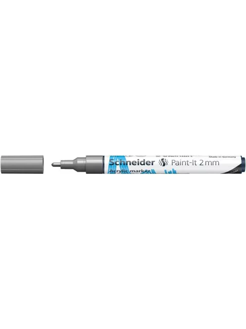 Dekormarker, akril, 2 mm, SCHNEIDER "Paint-It 310", ezüst (TSC310E)
