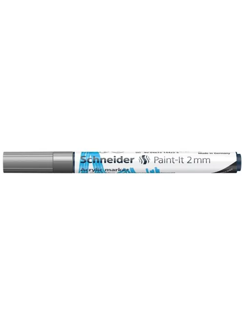 Dekormarker, akril, 2 mm, SCHNEIDER "Paint-It 310", ezüst (TSC310E)