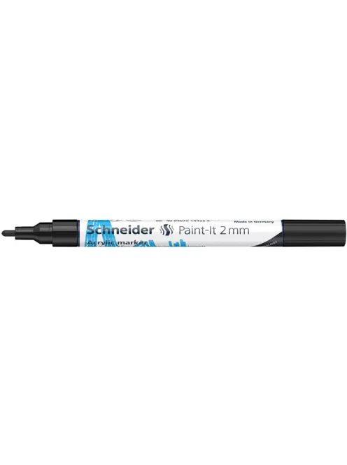 Dekormarker, akril, 2 mm, SCHNEIDER "Paint-It 310" , fekete (TSC310FK)