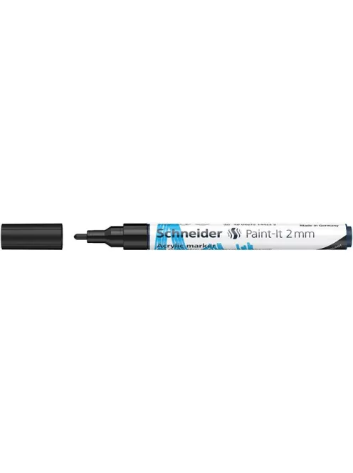 Dekormarker, akril, 2 mm, SCHNEIDER "Paint-It 310" , fekete (TSC310FK)