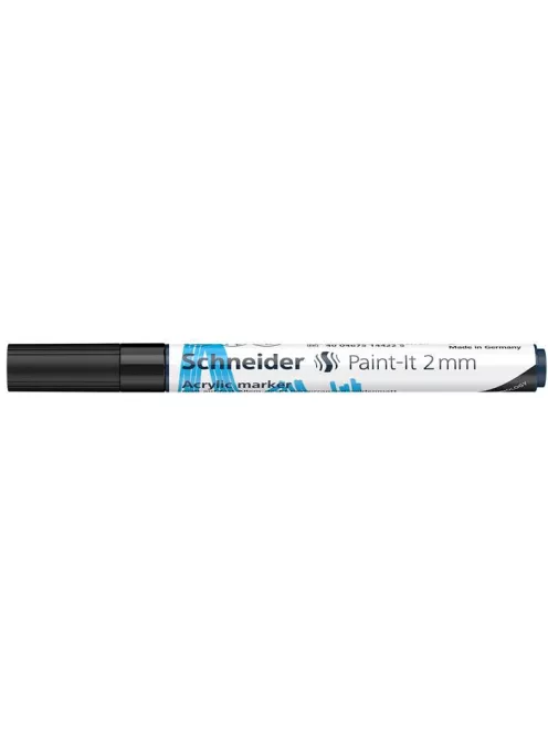 Dekormarker, akril, 2 mm, SCHNEIDER "Paint-It 310" , fekete (TSC310FK)