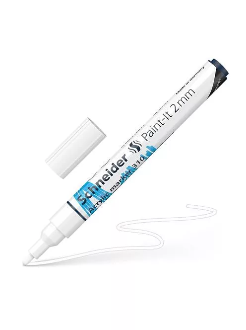 Dekormarker, akril, 2 mm, SCHNEIDER "Paint-It 310", fehér (TSC310F)