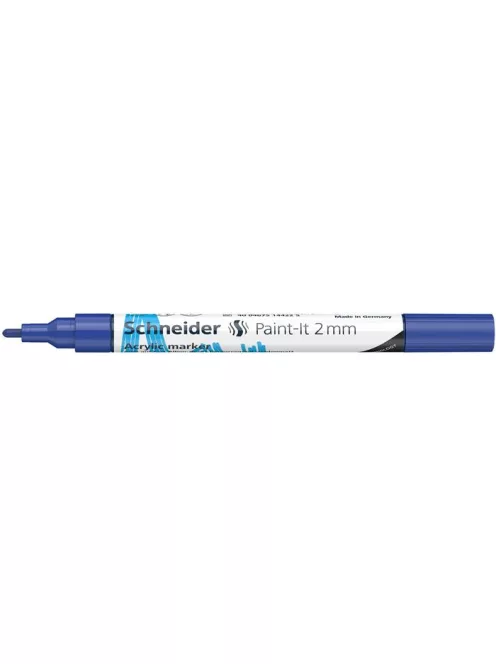 Dekormarker, akril, 2 mm, SCHNEIDER "Paint-It 310", kék (TSC310K)