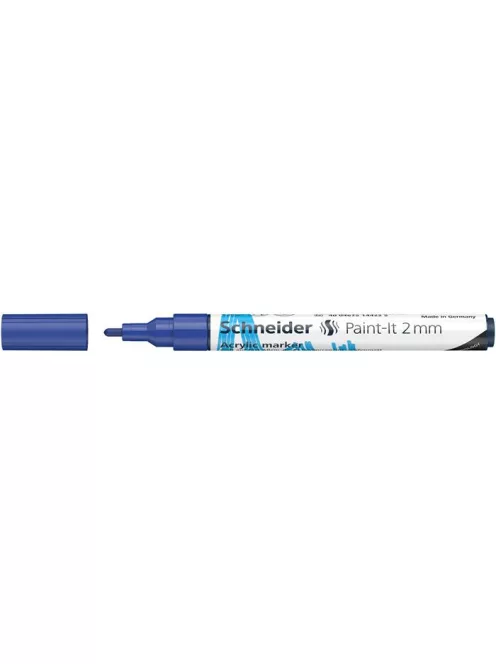 Dekormarker, akril, 2 mm, SCHNEIDER "Paint-It 310", kék (TSC310K)