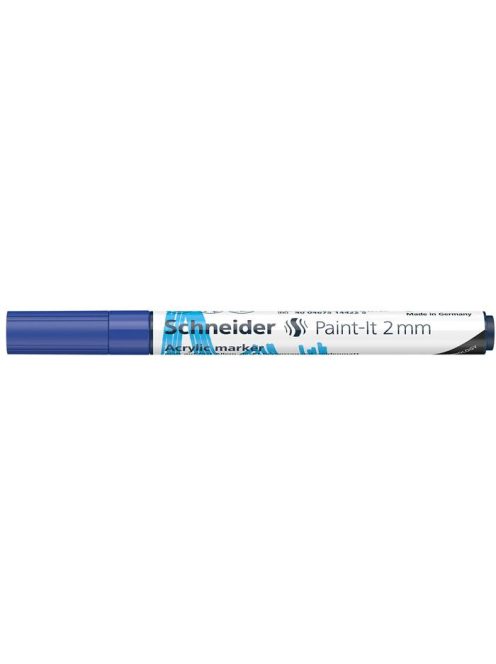 Dekormarker, akril, 2 mm, SCHNEIDER "Paint-It 310", kék (TSC310K)
