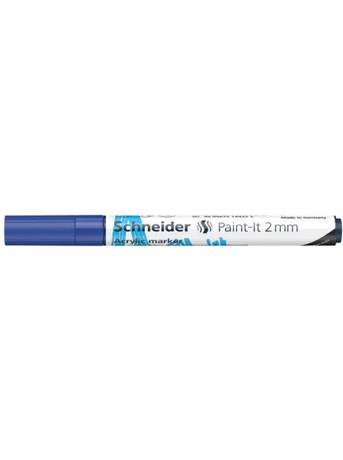 Dekormarker, akril, 2 mm, SCHNEIDER "Paint-It 310", kék (TSC310K)