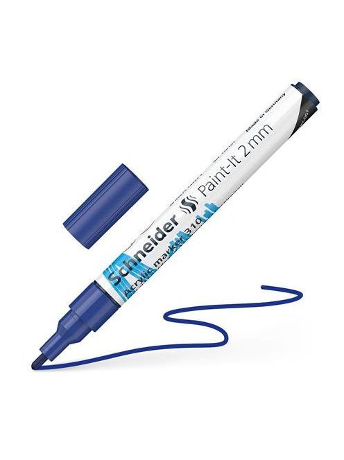 Dekormarker, akril, 2 mm, SCHNEIDER "Paint-It 310", kék (TSC310K)