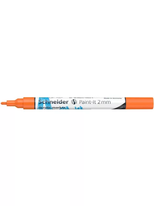 Dekormarker, akril, 2 mm, SCHNEIDER "Paint-It 310", narancssárga (TSC310N)