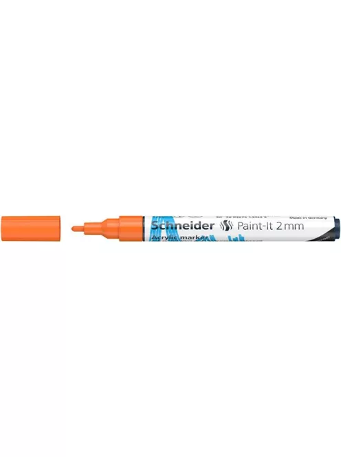 Dekormarker, akril, 2 mm, SCHNEIDER "Paint-It 310", narancssárga (TSC310N)