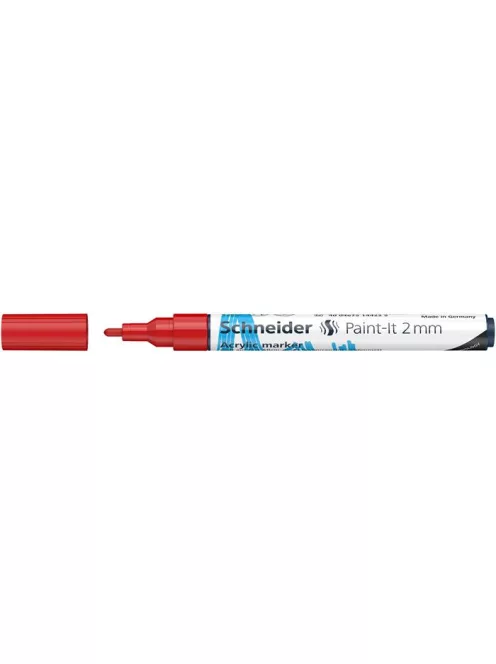 Dekormarker, akril, 2 mm, SCHNEIDER "Paint-It 310", piros (TSC310P)
