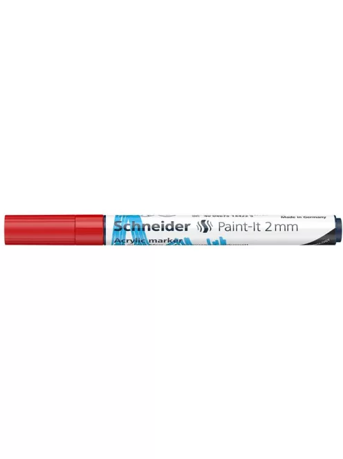 Dekormarker, akril, 2 mm, SCHNEIDER "Paint-It 310", piros (TSC310P)